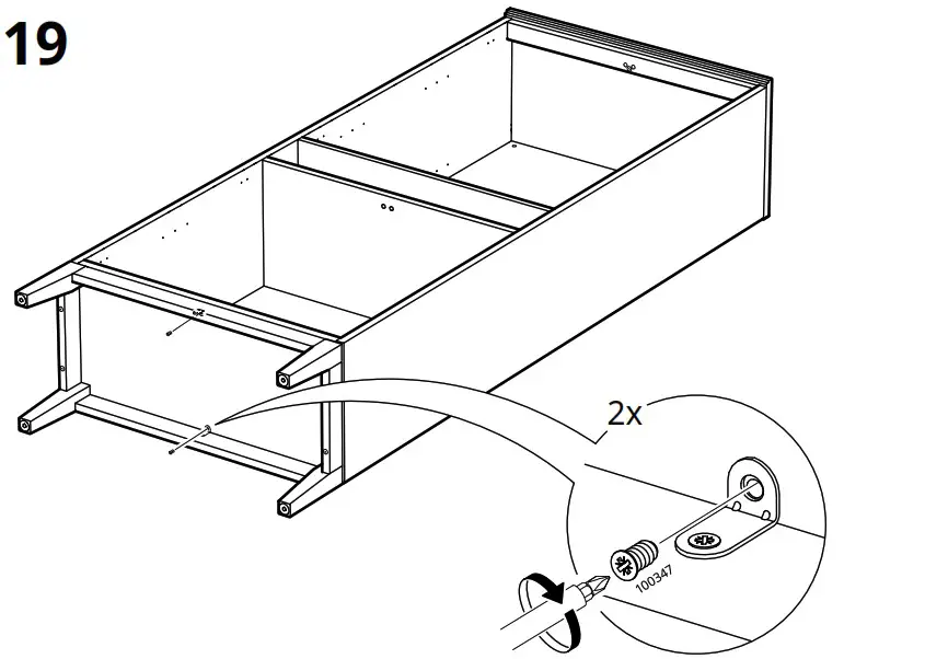 IKEA AA 2279317 2 Idanaes High Cabinet with Glass Doors and 1 Drawer - Product Overview 36