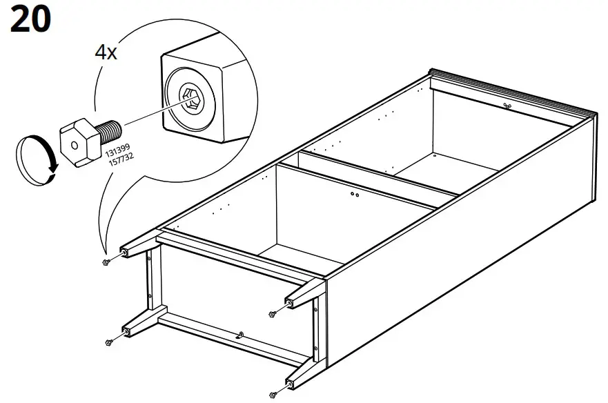 IKEA AA 2279317 2 Idanaes High Cabinet with Glass Doors and 1 Drawer - Product Overview 37