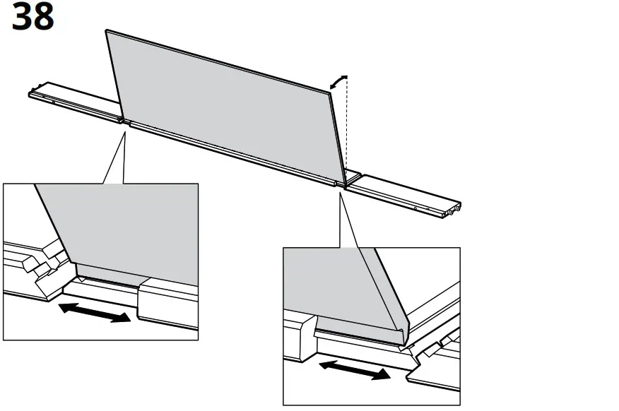 IKEA AA 2279317 2 Idanaes High Cabinet with Glass Doors and 1 Drawer - Product Overview 64
