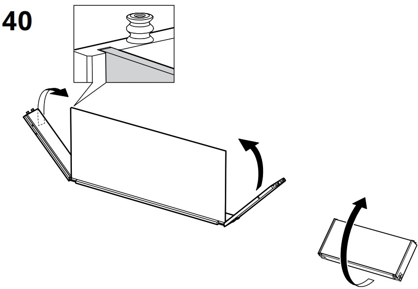 IKEA AA 2279317 2 Idanaes High Cabinet with Glass Doors and 1 Drawer - Product Overview 66