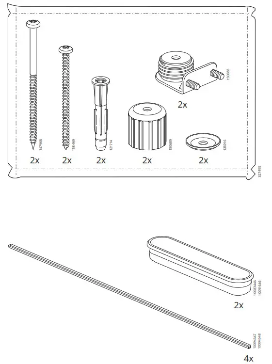 IKEA AA-2341518-2 TONSTAD Cabinet with Doors - fig 4