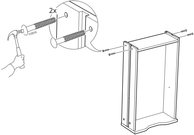 IKEA ALEX Drawer Unit White B14a