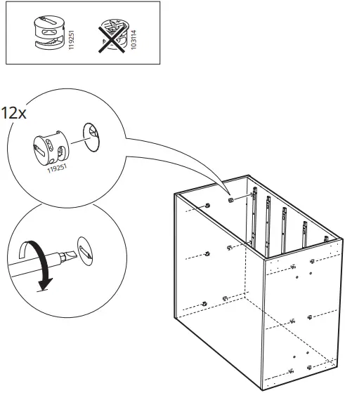 IKEA ALEX Drawer Unit White B7a