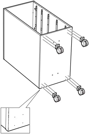 IKEA ALEX Drawer Unit White B8c