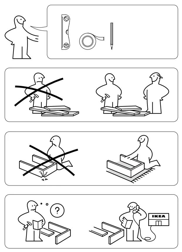 IKEA EKET Suspension Rail - Parts 1