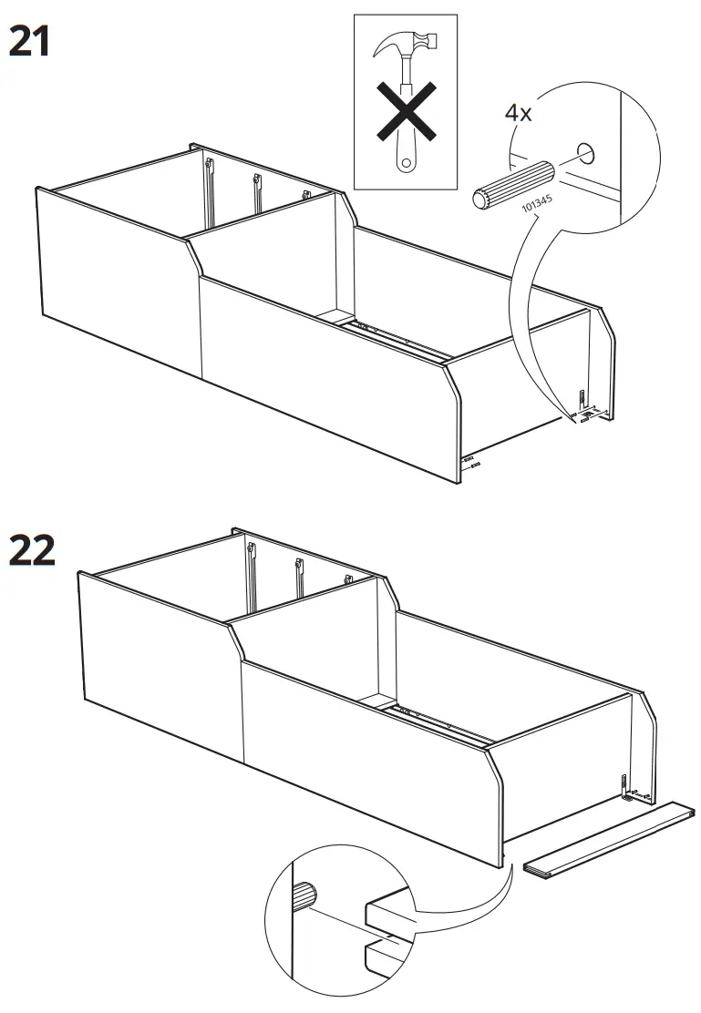 IKEA HAUGA Storage Combination White - Feager18