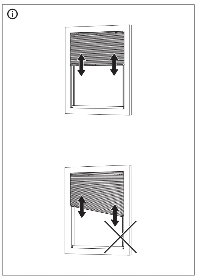 IKEA HORNVALLMO Block Out Pleated Blind White Top Down - Figure 21