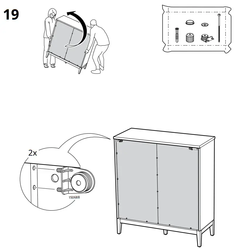IKEA IDANÄS 4 Drawer Chest Stained - fig 17
