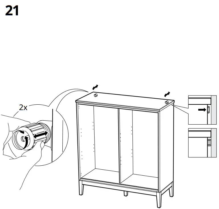IKEA IDANÄS 4 Drawer Chest Stained - fig 19