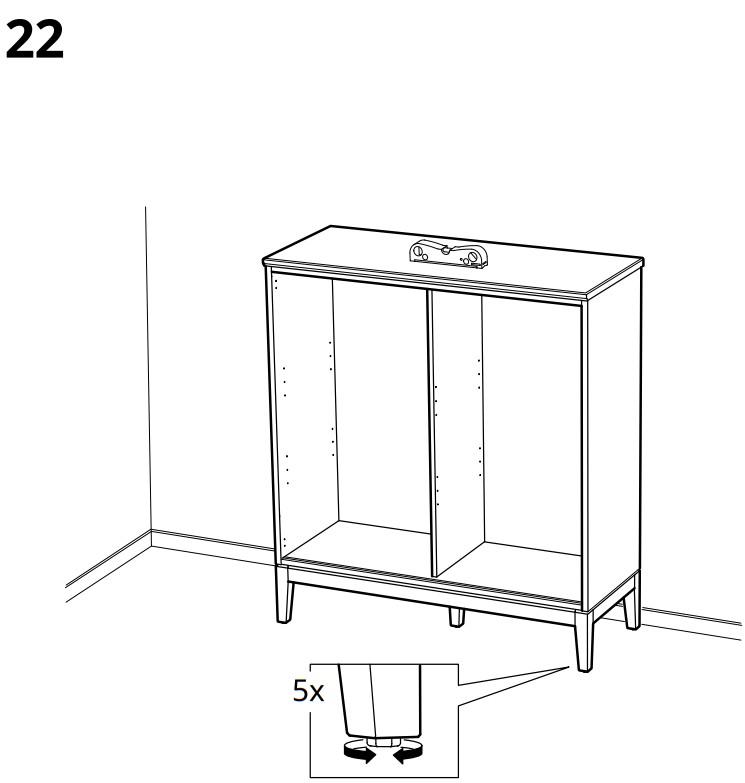 IKEA IDANÄS 4 Drawer Chest Stained - fig 20