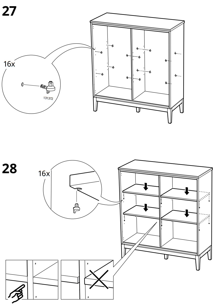 IKEA IDANÄS 4 Drawer Chest Stained - fig 27