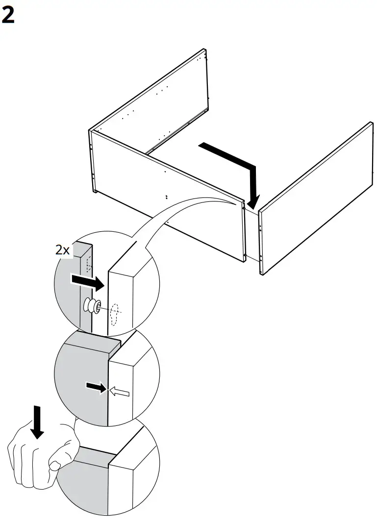 IKEA IDANÄS 4 Drawer Chest Stained - fig 7