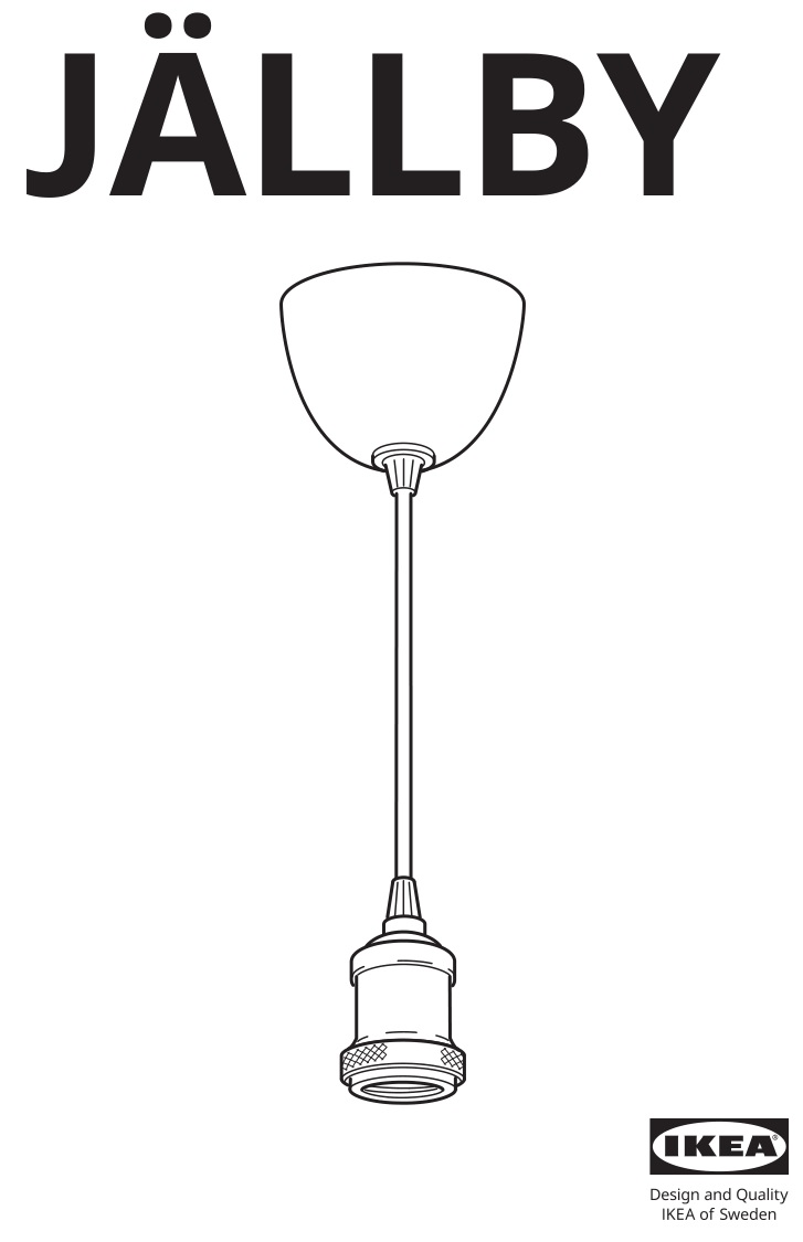 IKEA JALLBY Cord Set Instruction Manual