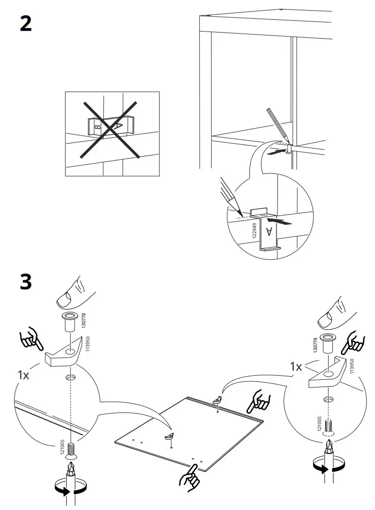 IKEA KALLAX Glass Door Cabinet - fig 4
