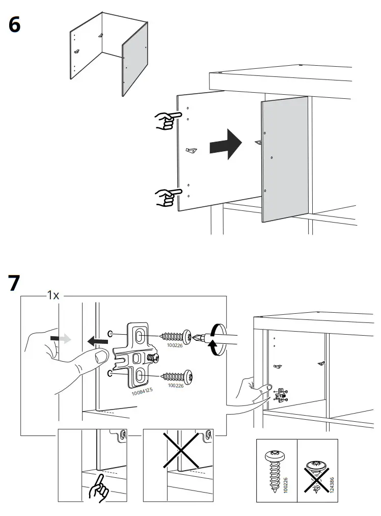 IKEA KALLAX Glass Door Cabinet - fig 6