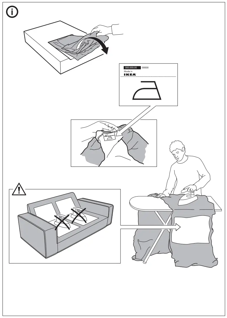IKEA KIVIK Compact 2 Seat Sofa - Feager3