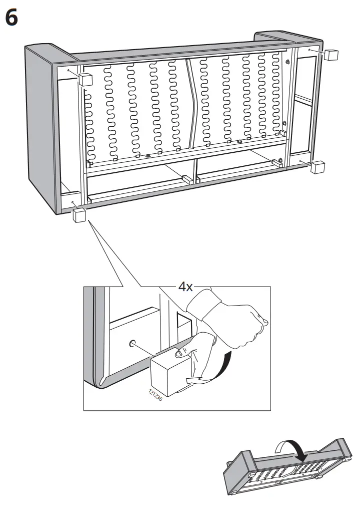 IKEA KIVIK Compact 2 Seat Sofa - Feager8
