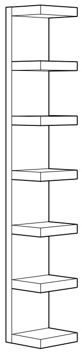 IKEA LACK Shelf Unit
