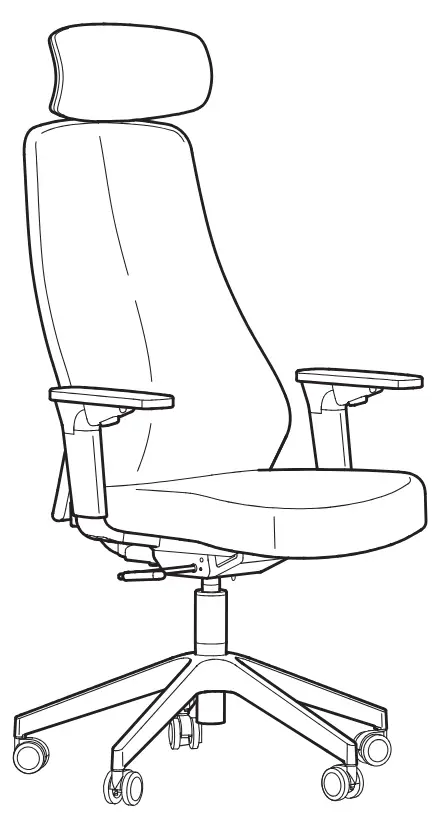 IKEA MATCHSPEL Gaming Chair Bomstad Black