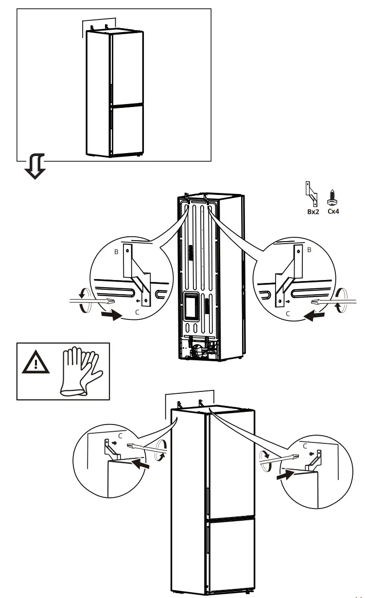 IKEA MEDGÅNG Fridge Freezer - fig4