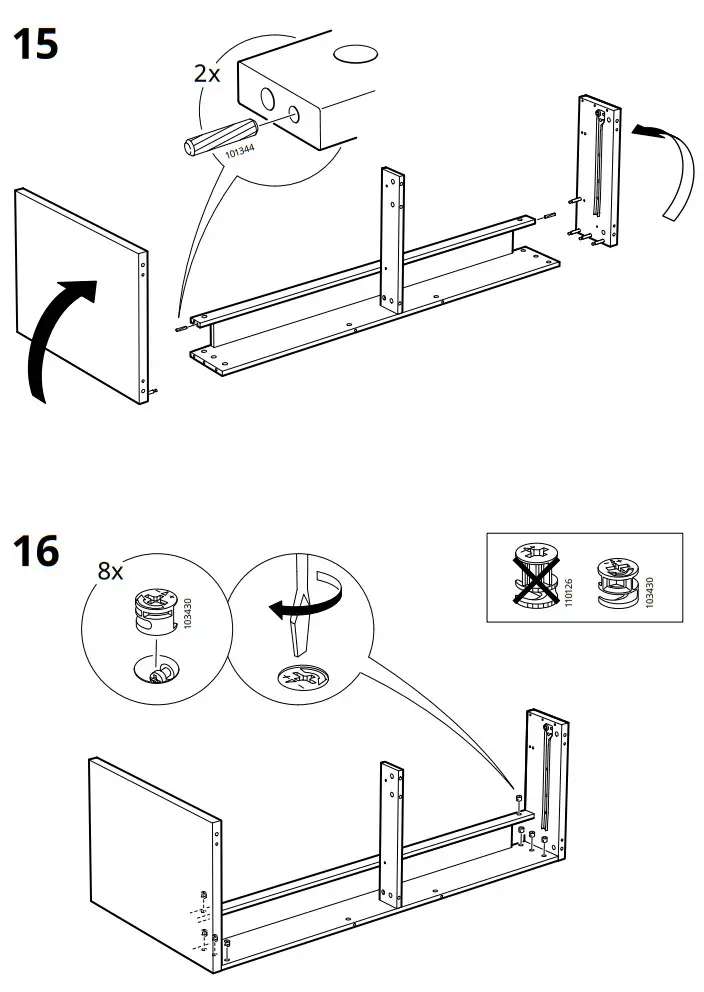 IKEA MICKE Corner Workstation White 100x142 cm - IKEA MICKE Corner Workstation White 100x142 cm - fig 11