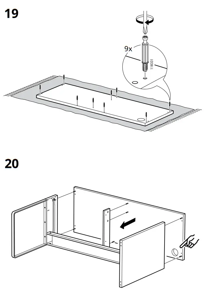 IKEA MICKE Corner Workstation White 100x142 cm - IKEA MICKE Corner Workstation White 100x142 cm - fig 13