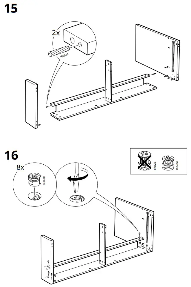 IKEA MICKE Corner Workstation White 100x142 cm - IKEA MICKE Corner Workstation White 100x142 cm - fig 19