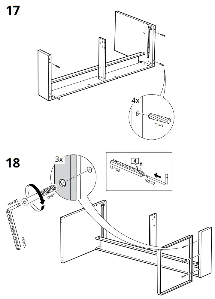 IKEA MICKE Corner Workstation White 100x142 cm - IKEA MICKE Corner Workstation White 100x142 cm - fig 20
