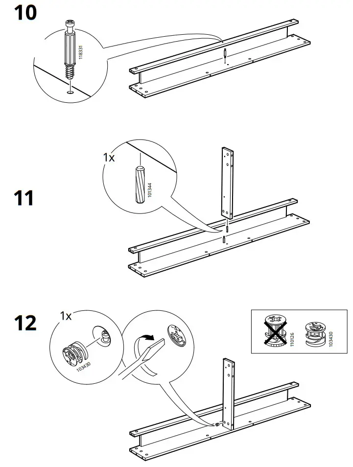 IKEA MICKE Corner Workstation White 100x142 cm - IKEA MICKE Corner Workstation White 100x142 cm - fig 8