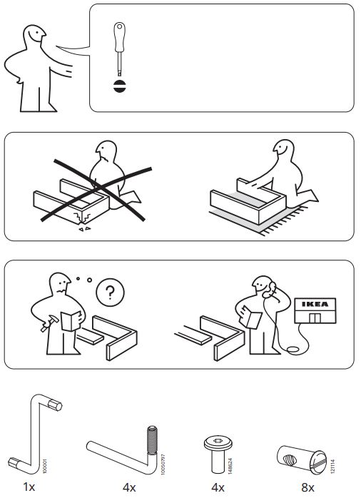 IKEA SNIGLAR Crib Beech, 27 1-2x52-FIG1