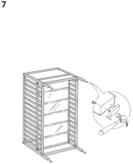 IKEA SUNDVIK Cot White 60x120 cm-fig-8