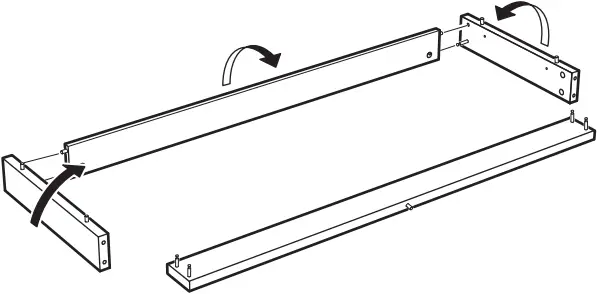 IKEA TONSTAD Sideboard Oak Veneer 121x47x90 cm - c20