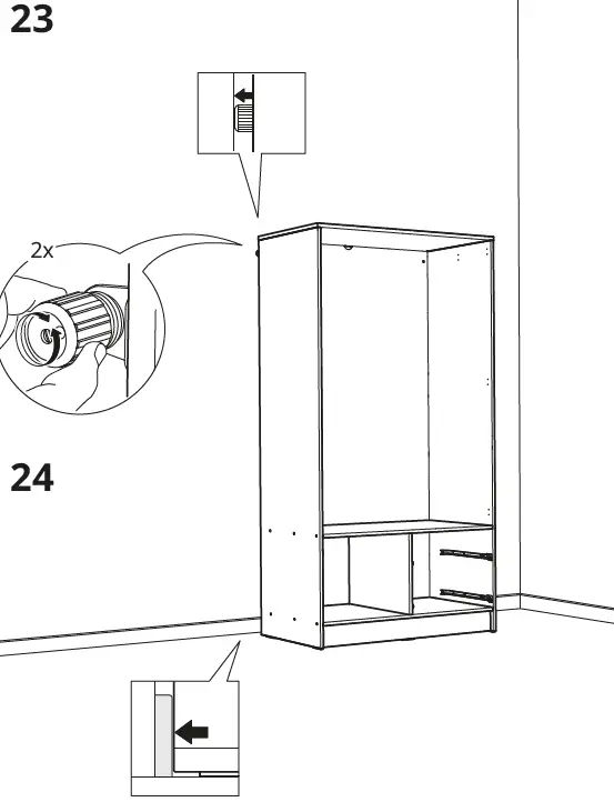 IKEA-VILHATTEN-Wardrobe-with-2-Doors-and-2-Drawers-FIG-30