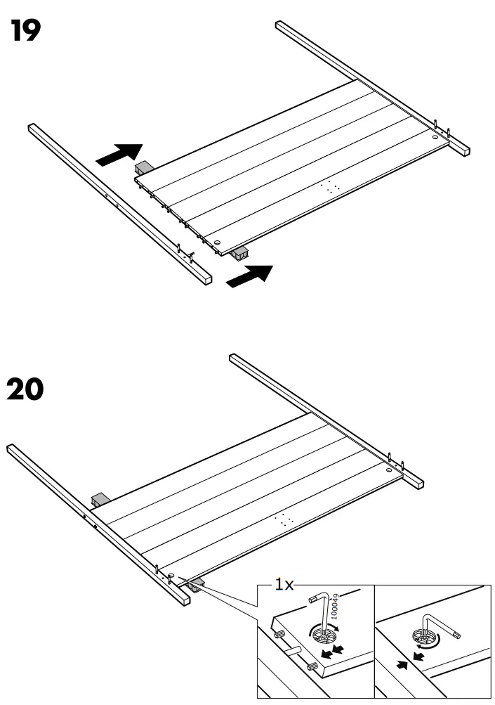 IKEA YTTERVAG Four Poster Bed Frame -Fig 11