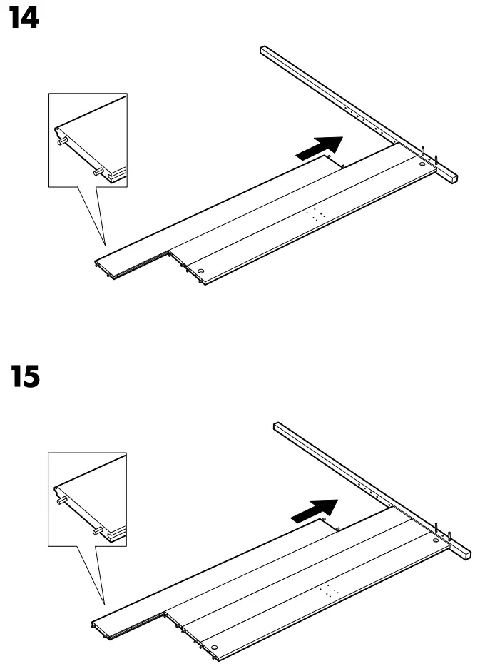 IKEA YTTERVAG Four Poster Bed Frame -Fig 9