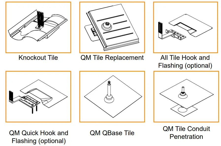 IRONRIDGE QM TLF5 M1 Flush Mount - TILE
