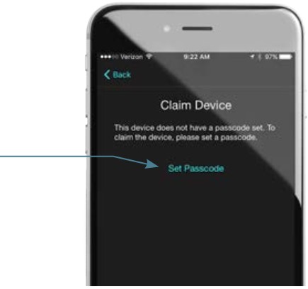 ITC VersiColor RGB W Lighting - Set Passcode