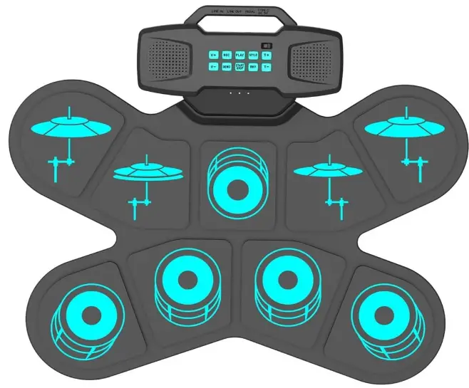 IULJH-Electronic-Drum-Built-in-Loudspeaker-PRODUCT