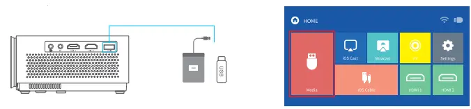 Iolieo-M20-518W-Projector-FIG-11