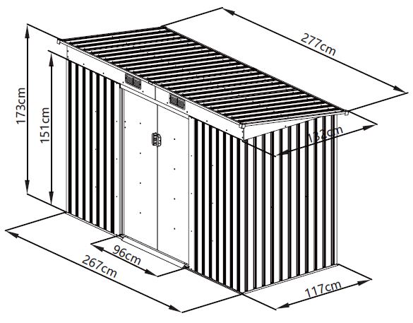 JAXPETY-HG61R0646-Outdoor-Metal-Garden-Storage-Shed-Buildings-FIG-2