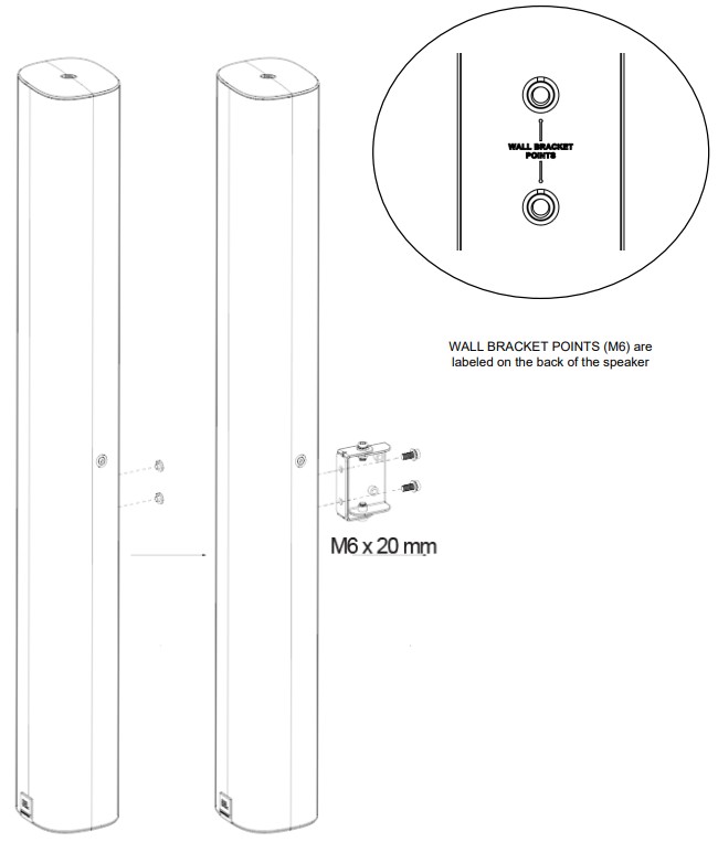 JBL COL800 COL Column Speaker - fig 6