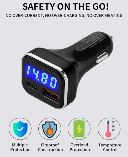 JEBSENS-KMD-KN318-USB-C-Car-Charger-product-safety