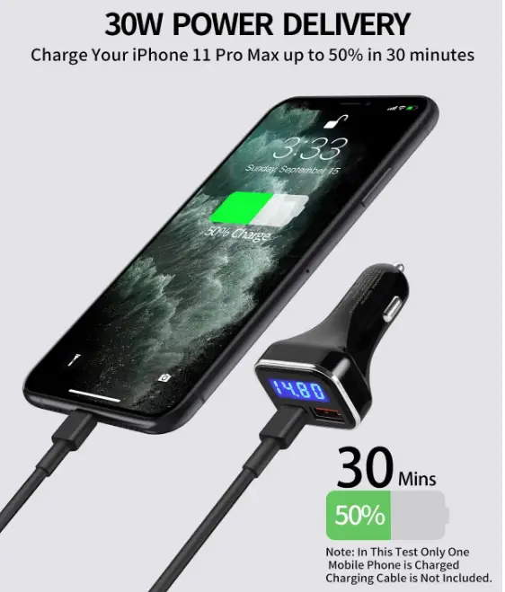 JEBSENS-KMD-KN318-USB-C-Car-Charger-product-speed