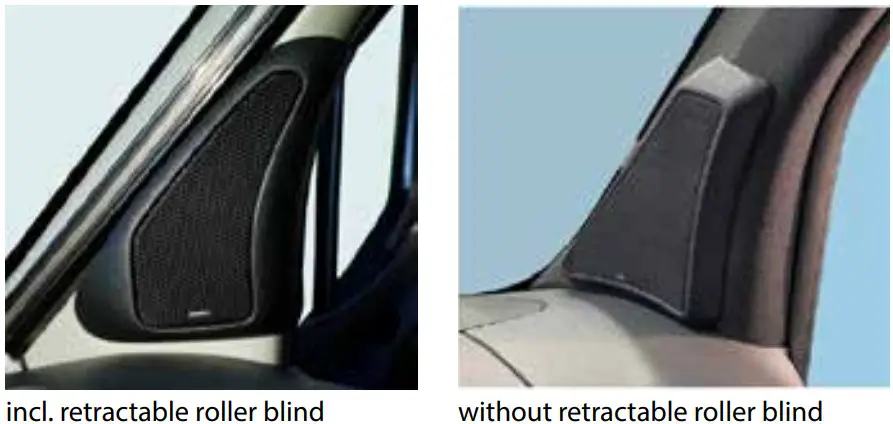 JEHNERT W907 3 Way Sound System Mercedes Sprinter - roller blind