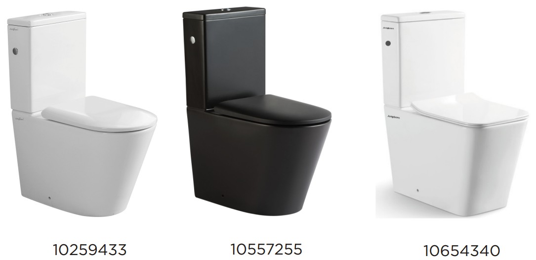 Jungborn 10259433 Floriel White Rimless Toilet Combination 1
