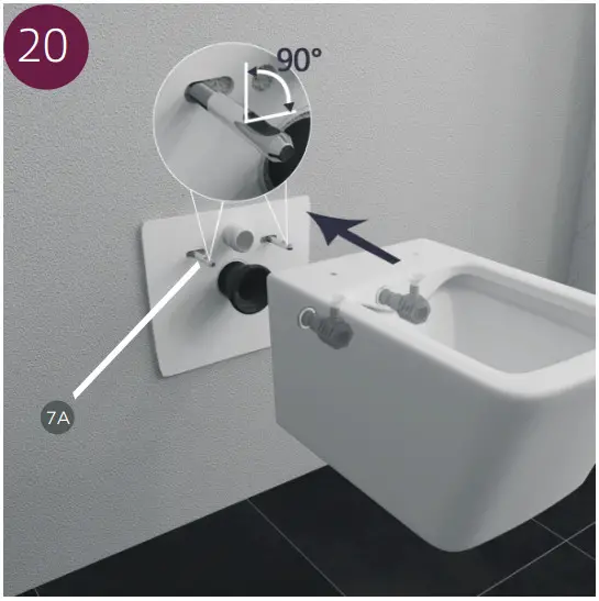 Jungborn Three 52 Wall Mounted Toilet -bolts