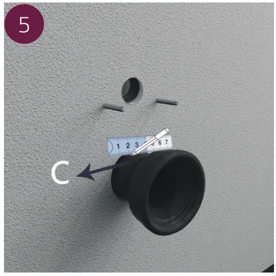 Jungborn Three 52 Wall Mounted Toilet - letter