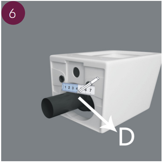 Jungborn Three 52 Wall Mounted Toilet - outlet