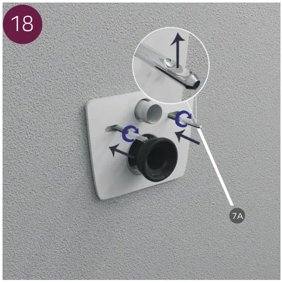 Jungborn Three 52 Wall Mounted Toilet - screw