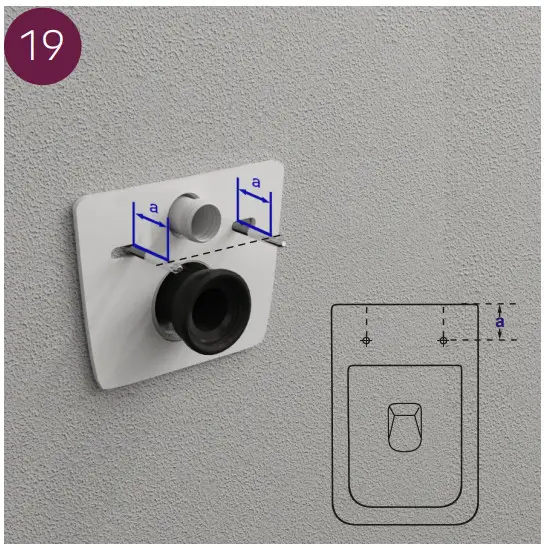 Jungborn Three 52 Wall Mounted Toilet - toilet 2